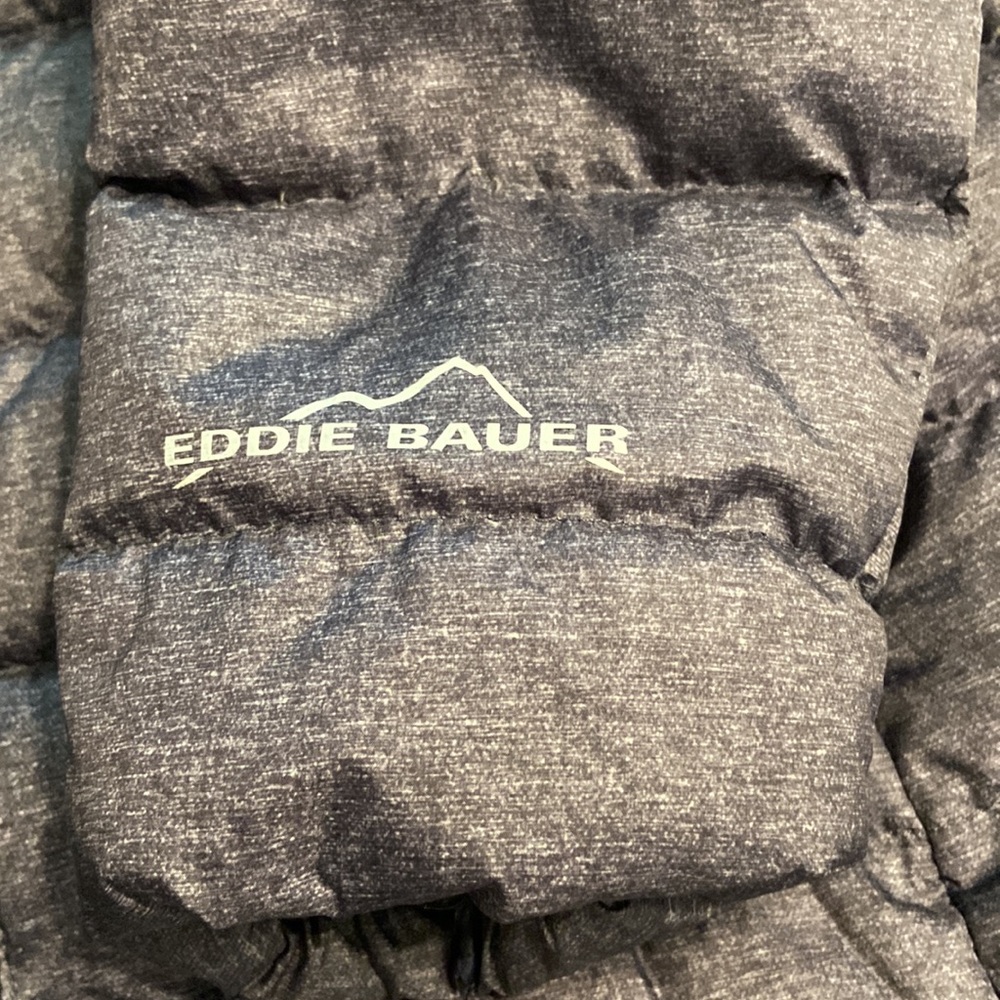 Eddie Bauer Women Down Jacket size S EB650 color gray/bluish 100% nylon BNWOT - Picture 14 of 16